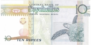 Banknote from Seychelles