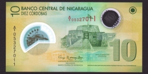 Nicaragua 2009 P-NEW 10 Cordobas Banknote