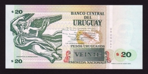 Banknote from Uruguay