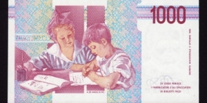 Banknote from Italy