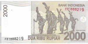 Banknote from Indonesia