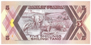 Banknote from Uganda