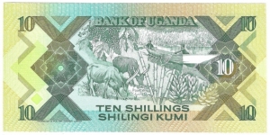 Banknote from Uganda