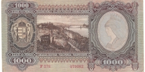 Banknote from Hungary