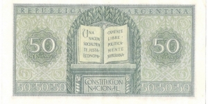 Banknote from Argentina