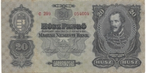 20 Pengo(1930) Banknote