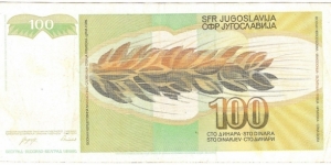 Banknote from Yugoslavia