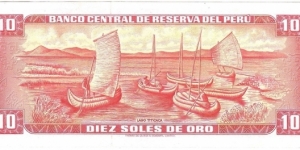 Banknote from Peru