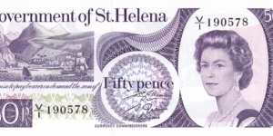 Saint Helena P5a (50 pence ND 1979) Banknote