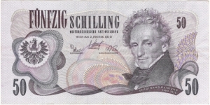 50 Schilling(1970) Banknote