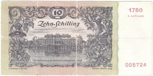 Banknote from Austria