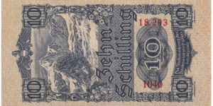 Banknote from Austria