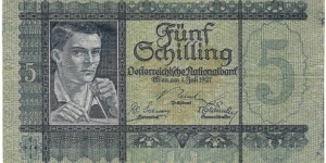 5 Schilling(1927) Banknote
