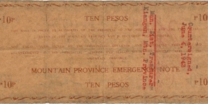 Banknote from Philippines