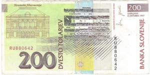 Banknote from Slovenia