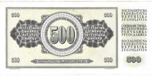 Banknote from Yugoslavia