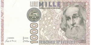 1000 Lire  Banknote