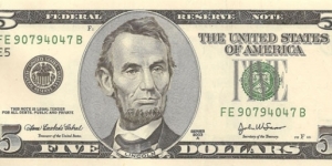 5 Dollars Banknote