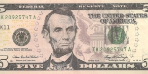 5 Dollars Banknote