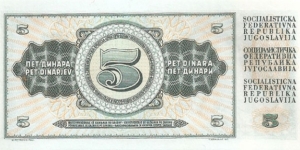 Banknote from Yugoslavia