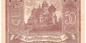 50 Heller(local note 1920) Banknote