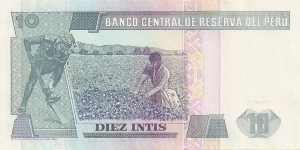 Banknote from Peru