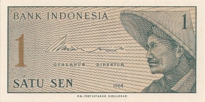 1 Sen Banknote