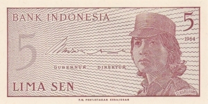 5 Sen Banknote