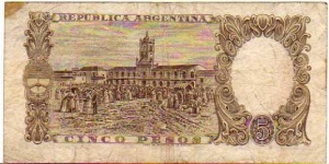 Banknote from Argentina