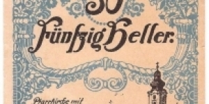 50 Heller(notgeld 1920) Banknote