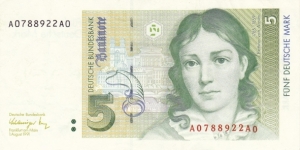 Germany P37 (5 mark 1/8-1991) Banknote