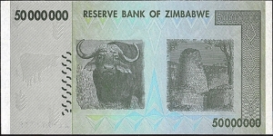 Banknote from Zimbabwe