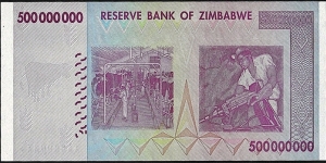 Banknote from Zimbabwe