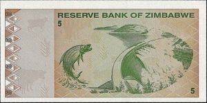 Banknote from Zimbabwe