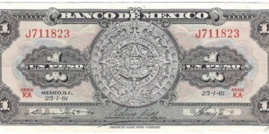 1 Peso(1961) Banknote