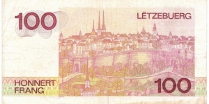 Banknote from Luxembourg