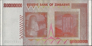 Banknote from Zimbabwe