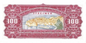 Banknote from Yugoslavia