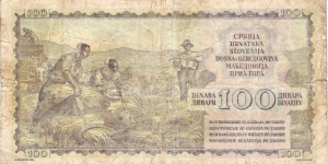 Banknote from Yugoslavia