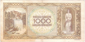 Banknote from Yugoslavia