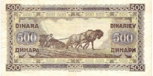 Banknote from Yugoslavia