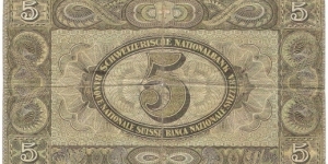 Banknote from Switzerland