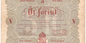 5 Forint(1848) Banknote