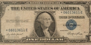 1935E STAR NOTE Banknote