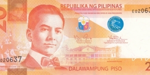 Phlippines PNew (20 piso 2010) Banknote