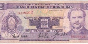 2 Lempiras Banknote