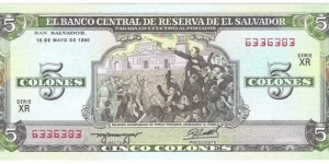 5 Colones Banknote