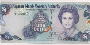 Cayman Islands 1 Dollar 2006 P33. Banknote