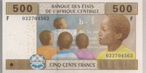 Central African States - Equatorial Guinea 500 Francs 2002 P506. Banknote