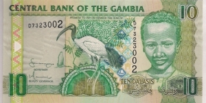 Gambia 10 Dalasis 2006 P26. Banknote